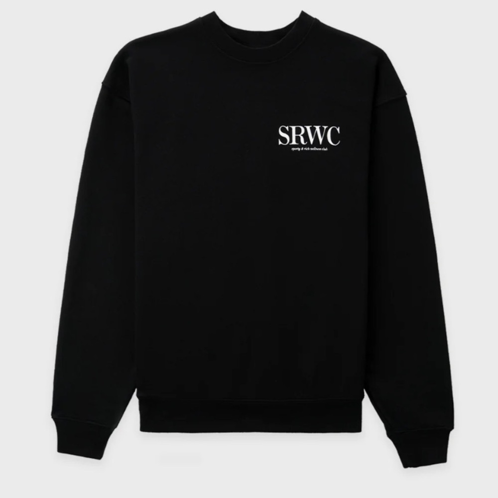 Sporty & Rich black crewneck (sold out online) - Picture 4 of 10